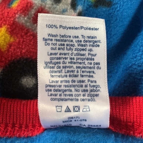 Gerber Embroidered Puppy Fireman Blanket Sleeper - Picture 6 of 6